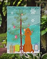 Vista 192 de Caroline's Treasures BB4243GF Bandera de jardín con texto en inglés «Merry Christmas» con texto en inglés «Merry Christmas», bandera decorativa