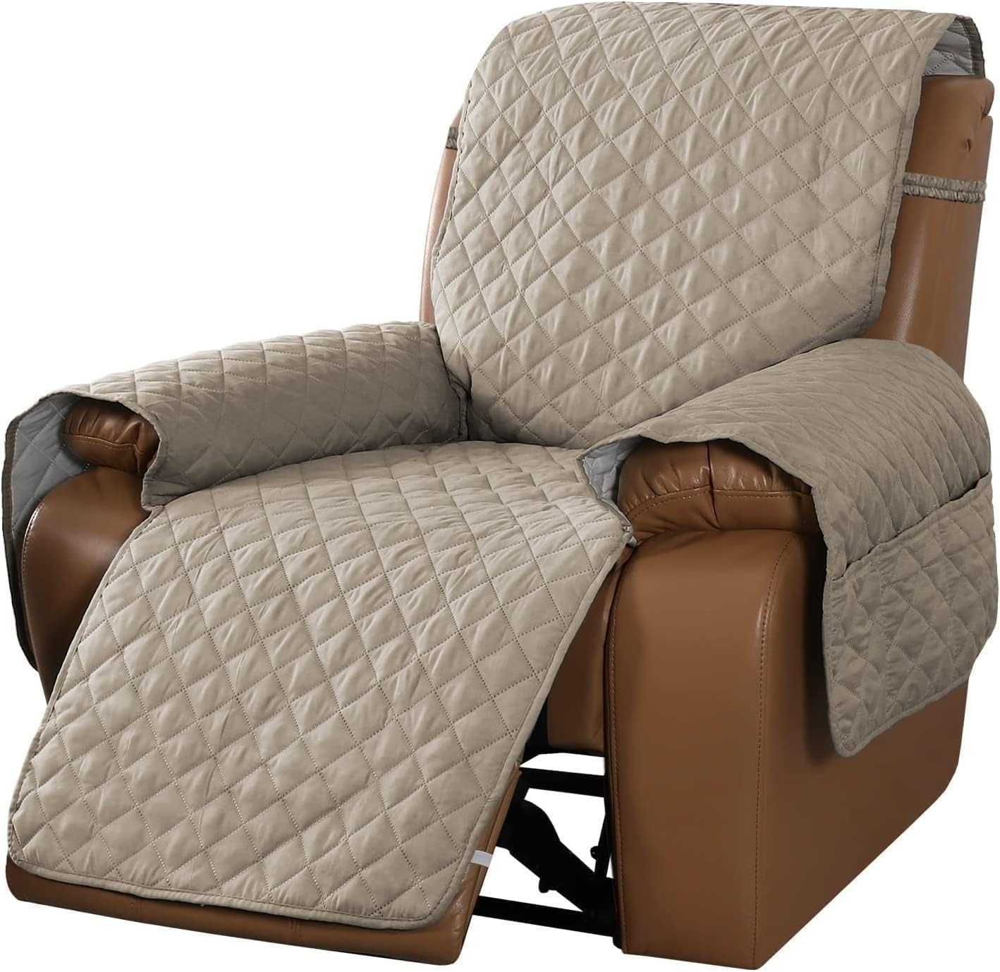 1/2/3 Seat Quilted Recliner Cover 100 Waterproof