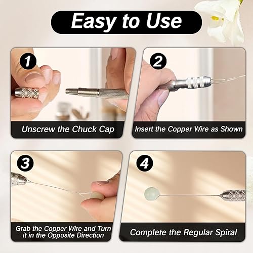 Miniatura 6 de 2 piezas de accesorios de joyería para bricolaje, herramienta de alambre de cobre trenzado, herramienta de fabricación de joyas antiguas hechas a