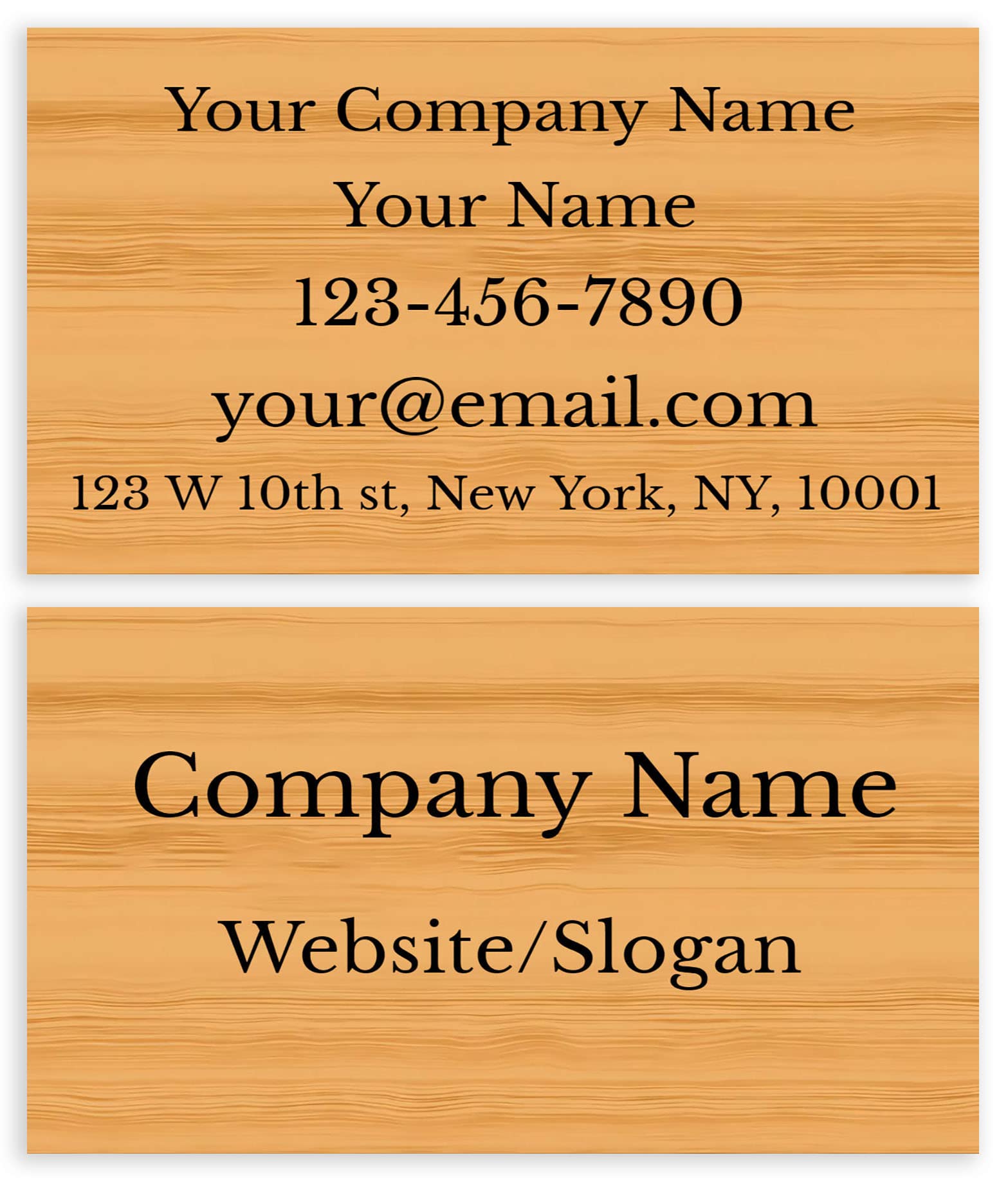 Custom Printed Business Cards - Set of 100-2 x 3-½ inches - Matte Finish - Double-Sided - Great for Personalized Gifts, by Colorful Images