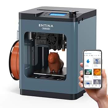 【美品】Entina ミニ 3Dプリンター Tina2S Tina2S 3D Printers with WiFi Cloud Printing, Huge Models