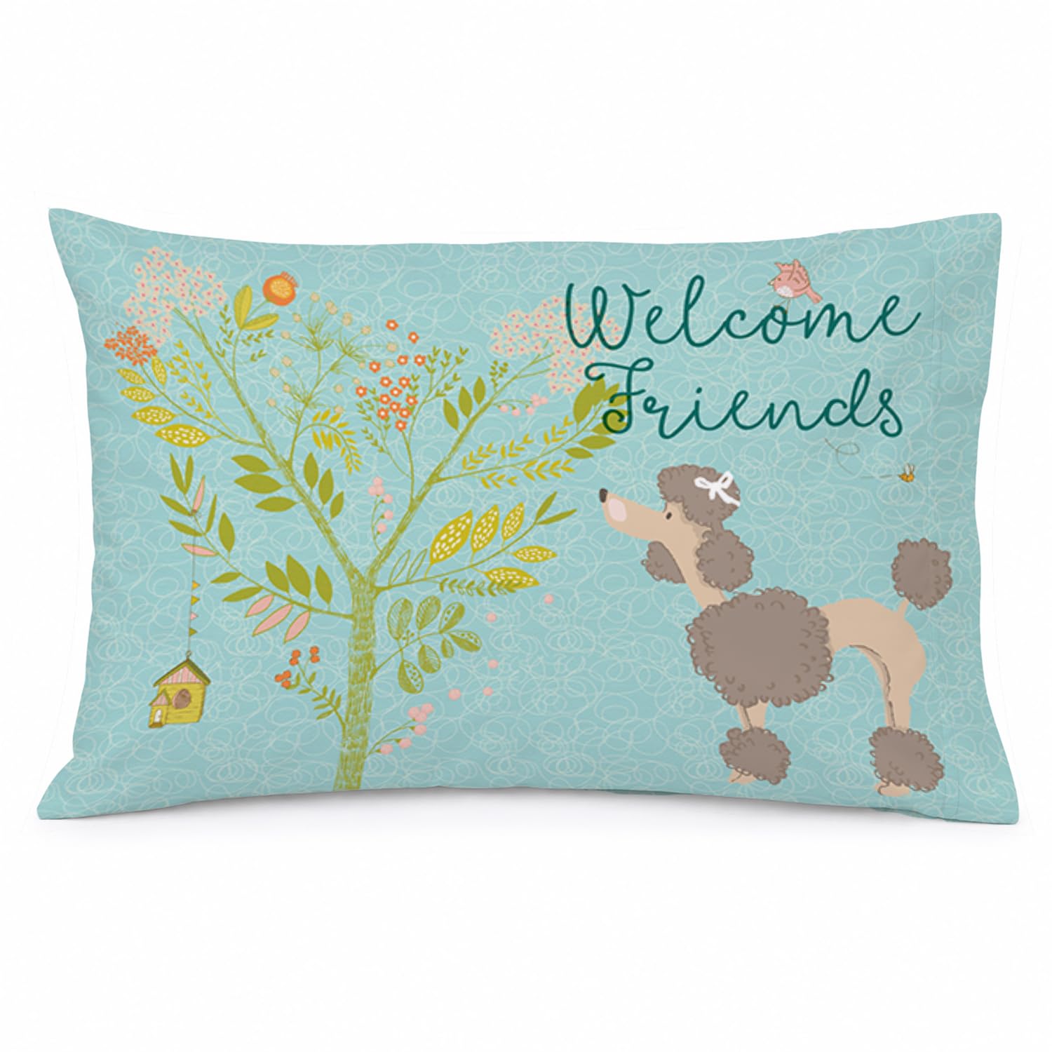 Taie d'oreiller Caniche Chocolat Caroline's Treasures multicolore standard