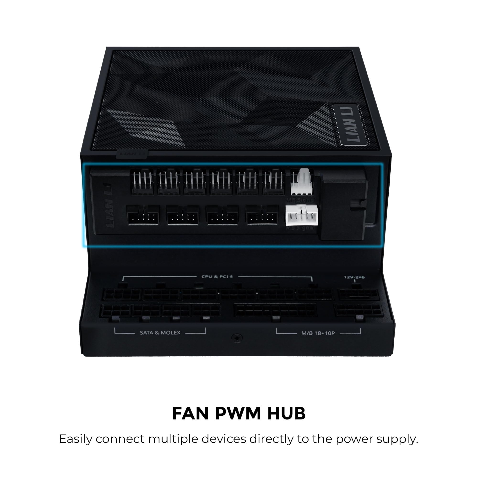 Amazon.co.jp: Lian Li EDGE ゴールド 1000W PC 電源 ブラック、1000