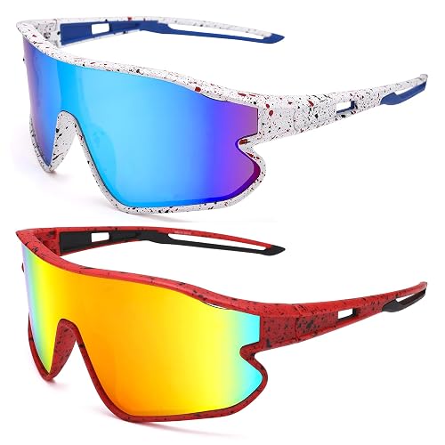 GLARDEFE Kids Baseball Sunglasses Youth Boys Girls