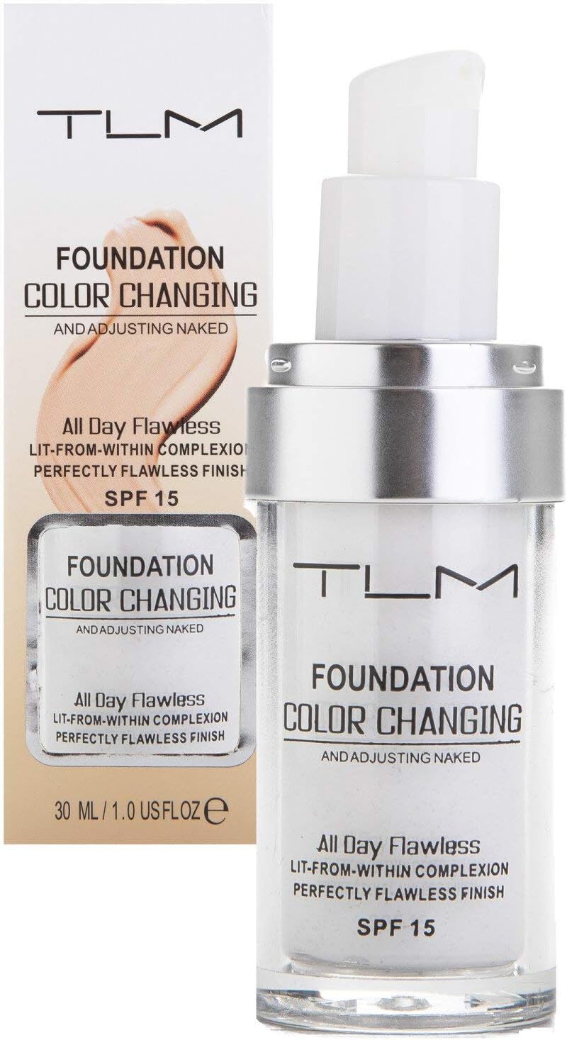 Tlm Color Changing Foundation Liquid Base Makeup Change To Your Skin Tone By Just Blending Change Skin Color Foundation 30ml 2 Pack Amazon Co Uk Beauty Tlm Color Changing Foundation Liquid Base Makeup Change To Your Skin Tone By Just Blending Change Skin Color Foundation 30ml 2 Pack Amazon Co Uk Beauty