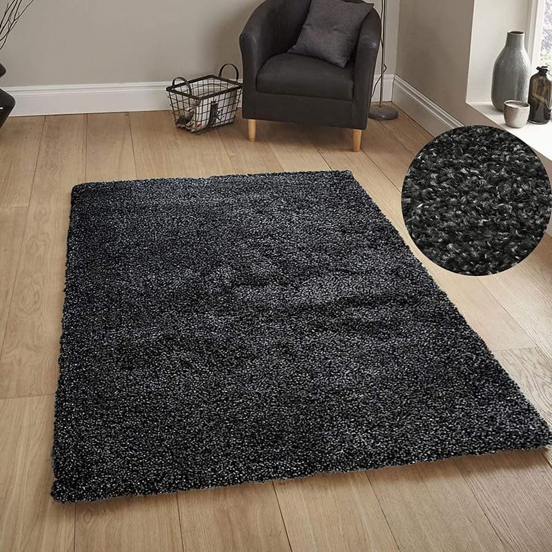 Image of zia carpets Cozy Soft Shaggy Non Slip Carpet for Home Decor Aesthetic Rugs with 2.5 inch Thikness Size 12x18 Feet