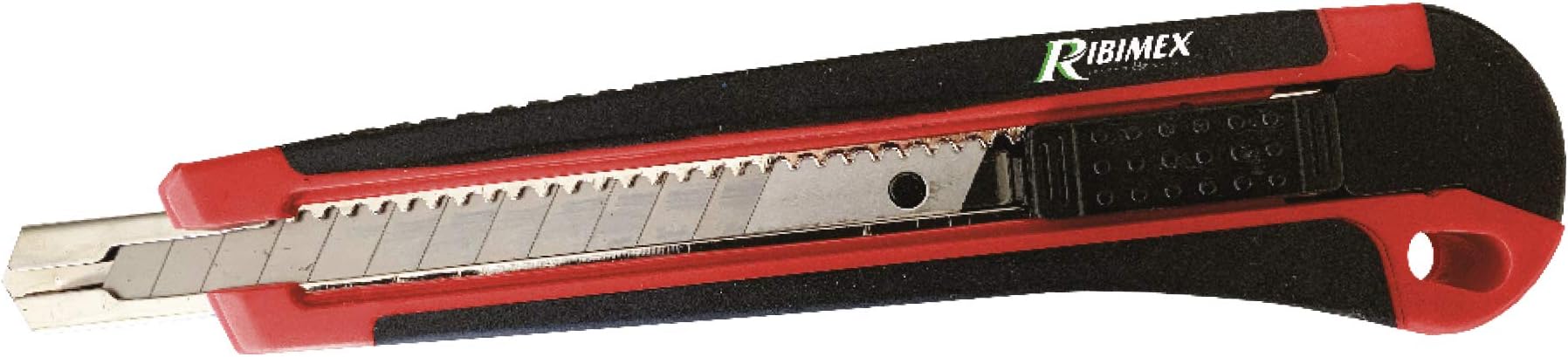 Ribimex PRCUT09 Cutter with Soft Touch Coating, Red and Black
