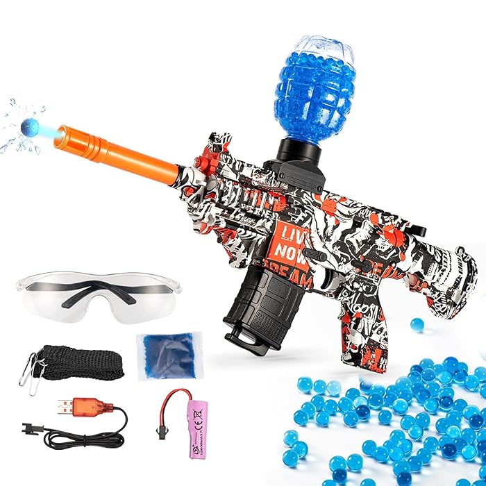 Buy Gel Splatter Ball Blaster Gel Gun Electric M416 Gel Ball Water Bead