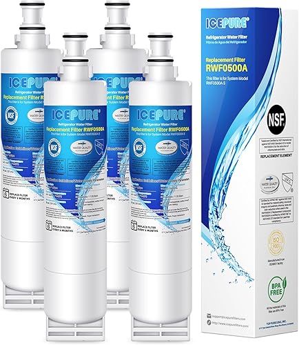 ICEPURE Filtro de agua para refrigerador 4396508 compatible con Whirlpool 4396508, 4396510, edr5rxd1, filtro 5, 4392857, NL240V, WFL400, filtro ICEPURE Filtro de agua para refrigerador 4396508 compatible con Whirlpool 4396508, 4396510, edr5rxd1, filtro 5, 4392857, NL240V, WFL400, filtro