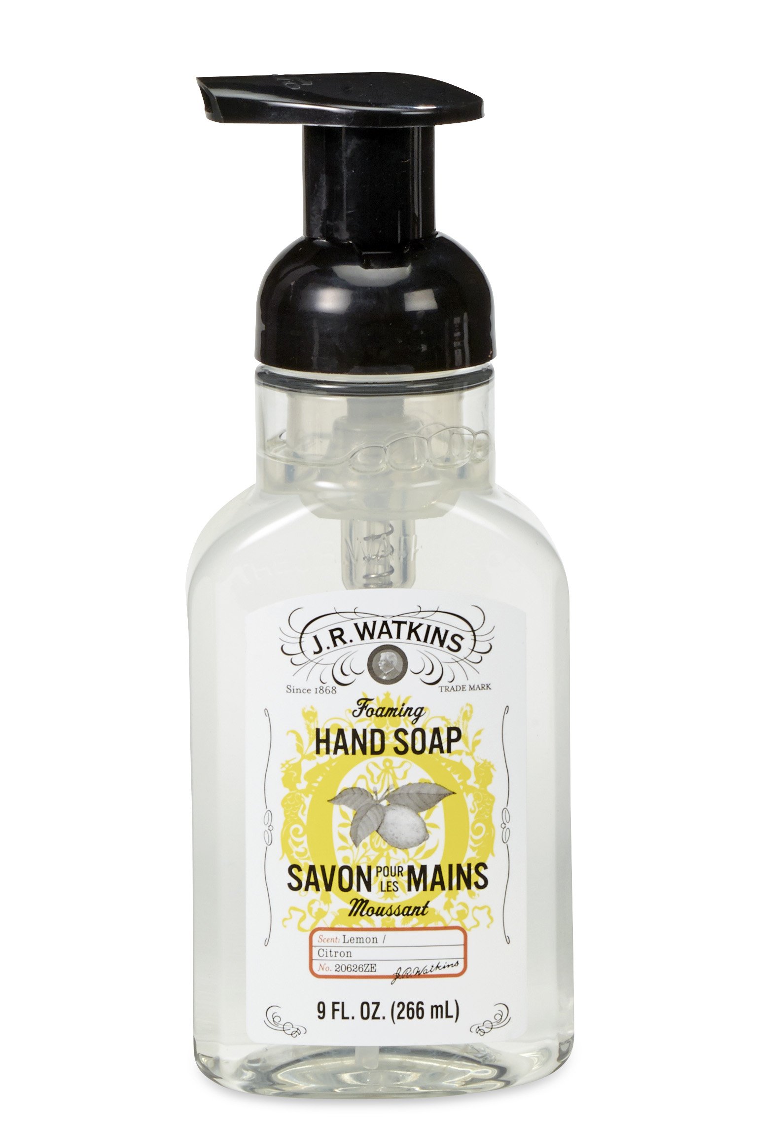 J.R. Watkins Hand Soap - Foaming - Lemon - 9 oz