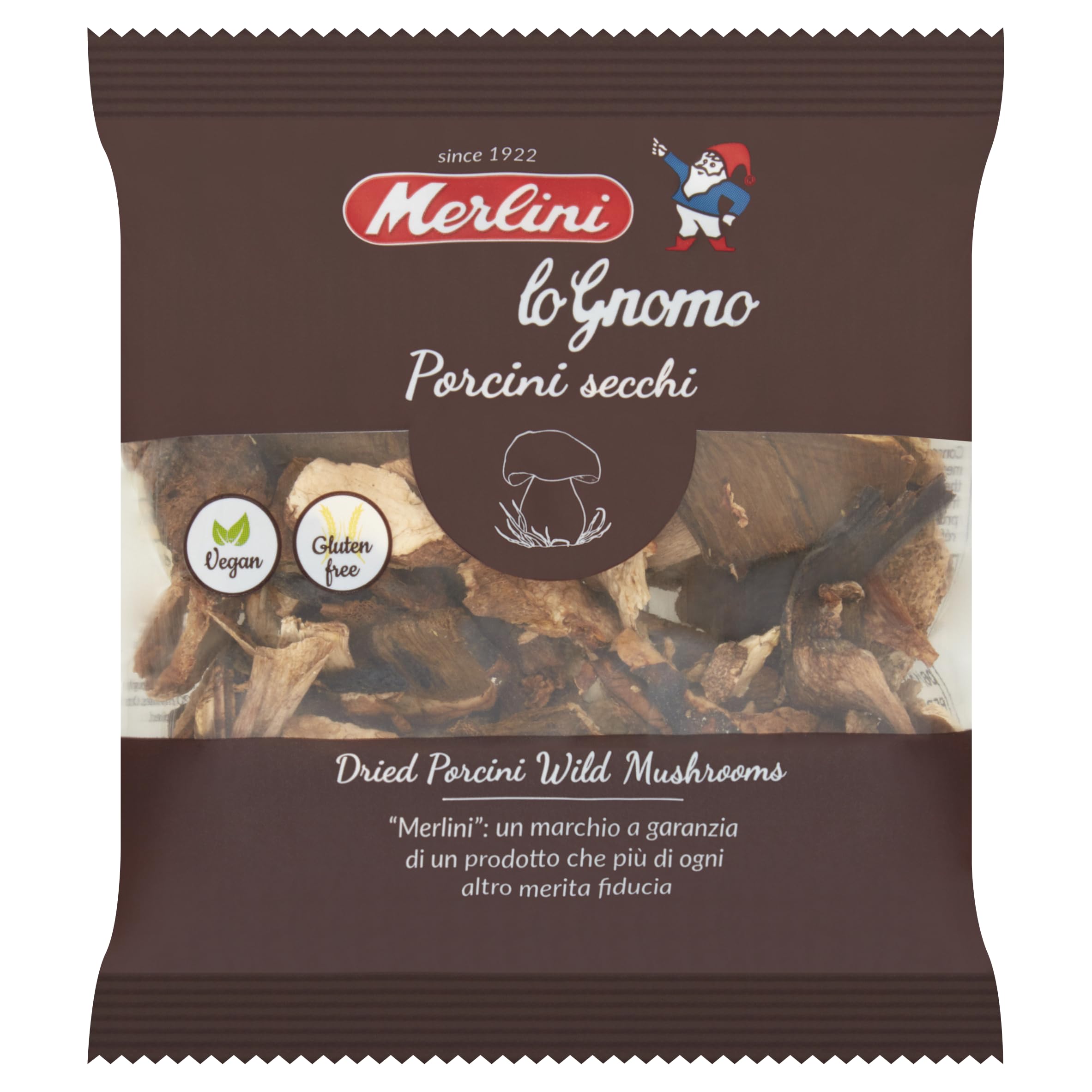 Dried Porcini Mushrooms by Merlini, 0.7 oz (20 g)