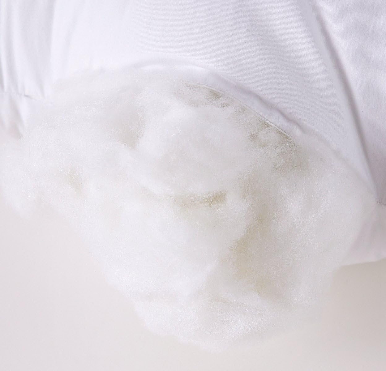 Set of 2, 100% Cotton Down Alternative Decorative Throw Pillow Insert, Square, 18x18 Inch: Kitchen & Dining