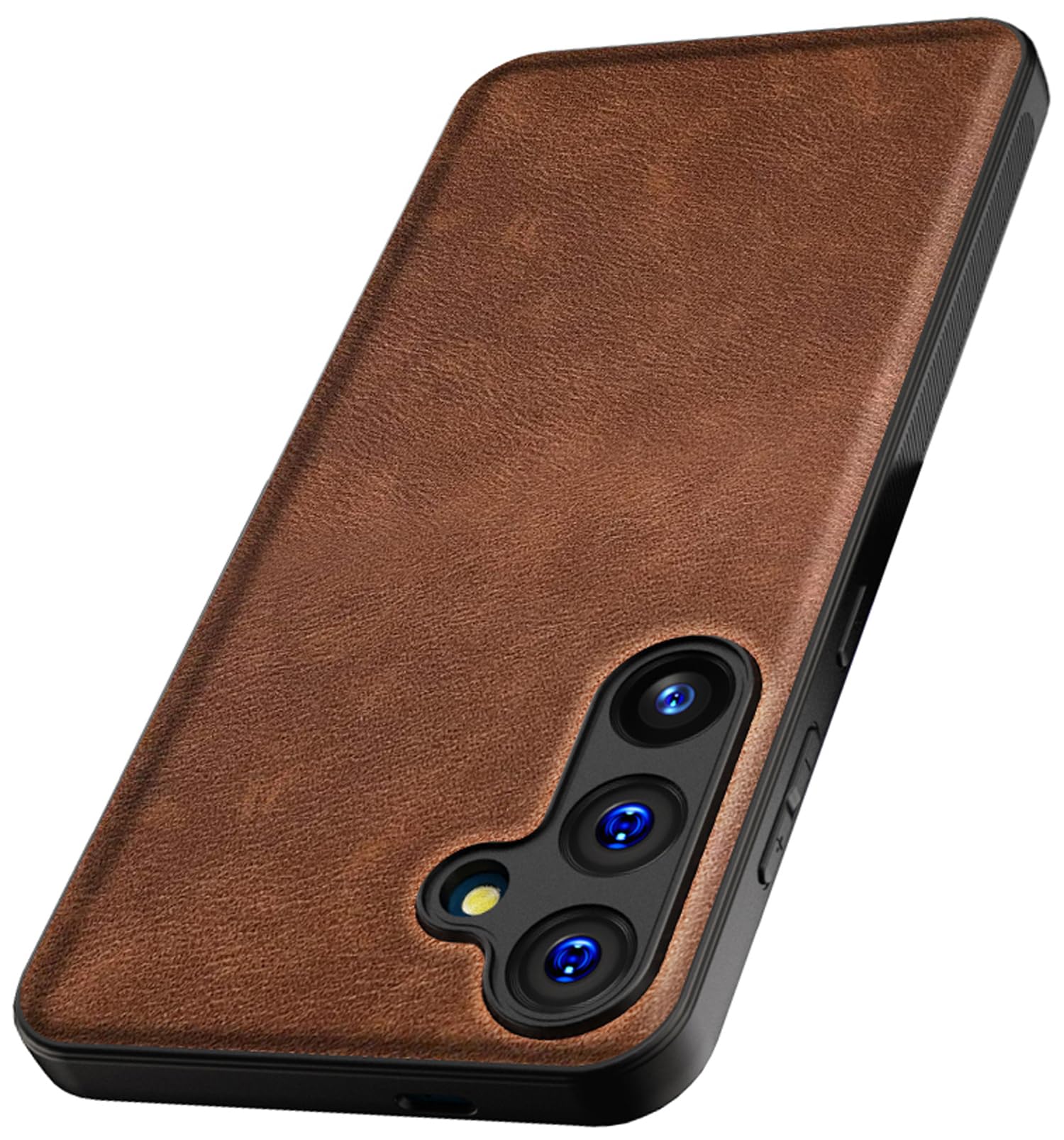 Kapa Tux Leather Back Cover for Samsung Galaxy S24 | Slim Shockproof Camera Protection Bumper Case (Brown) (B0CQM67B36) Amazon Price History, Amazon Price Tracker