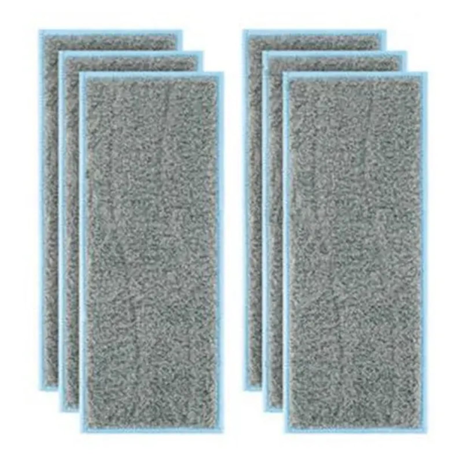 JJKSKV Wet Mopping Pads Floor Wiper Suitable ，Compatible For Braava， Jet M6 Reusable Mop Replace(6pcs)