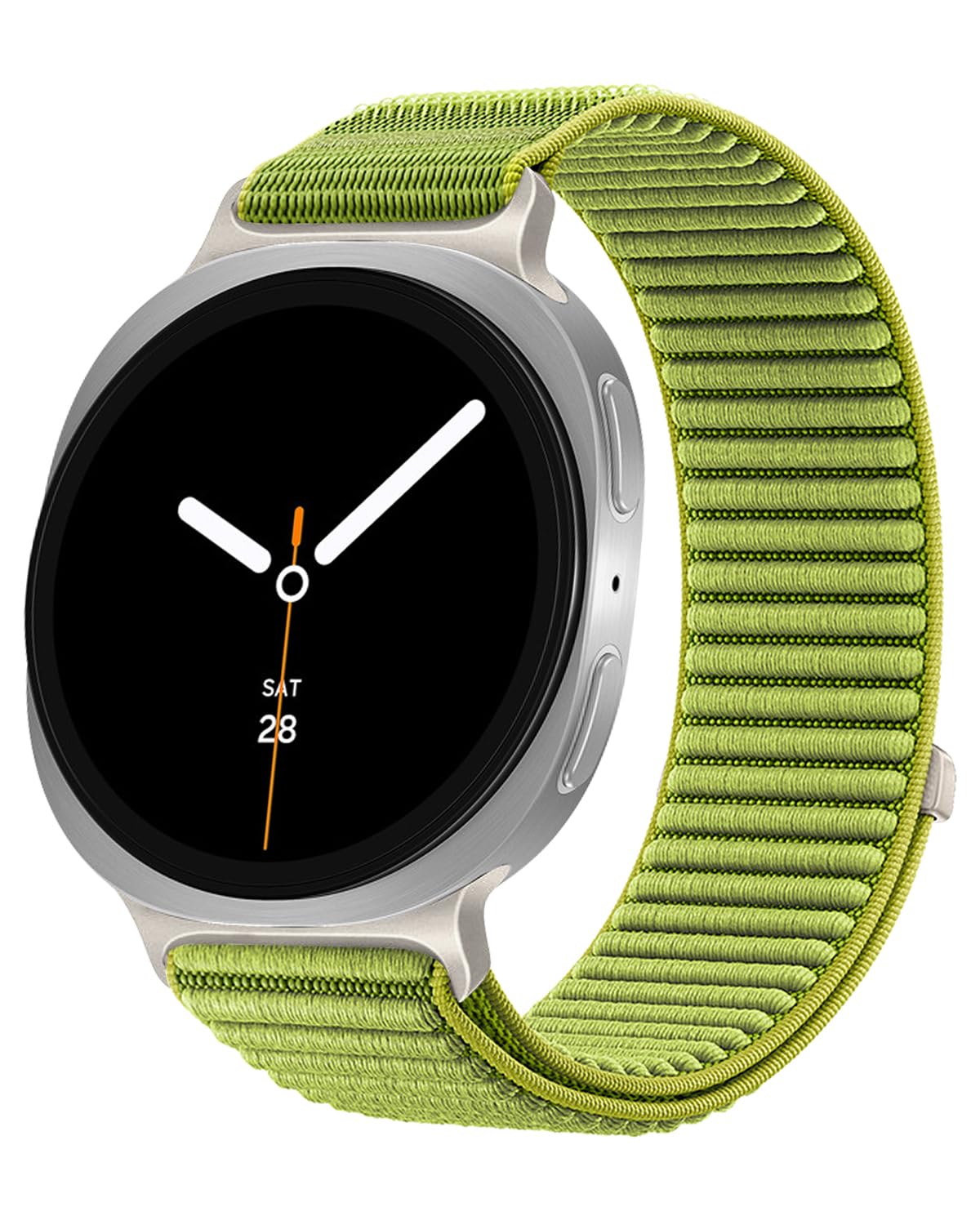 Nylon Loop Sport Band Compatible with Samsung Galaxy Watch 8 40mm/44mm, 2025 Soft Adjustable Replacement Strap for Galaxy Watch 8 Classic 46 mm Women