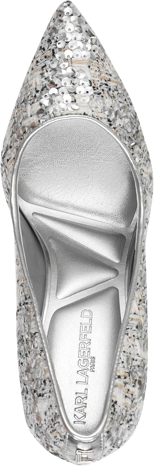 Karl Lagerfeld Womens Royale Pointed Toe Dress Pump - Image 5