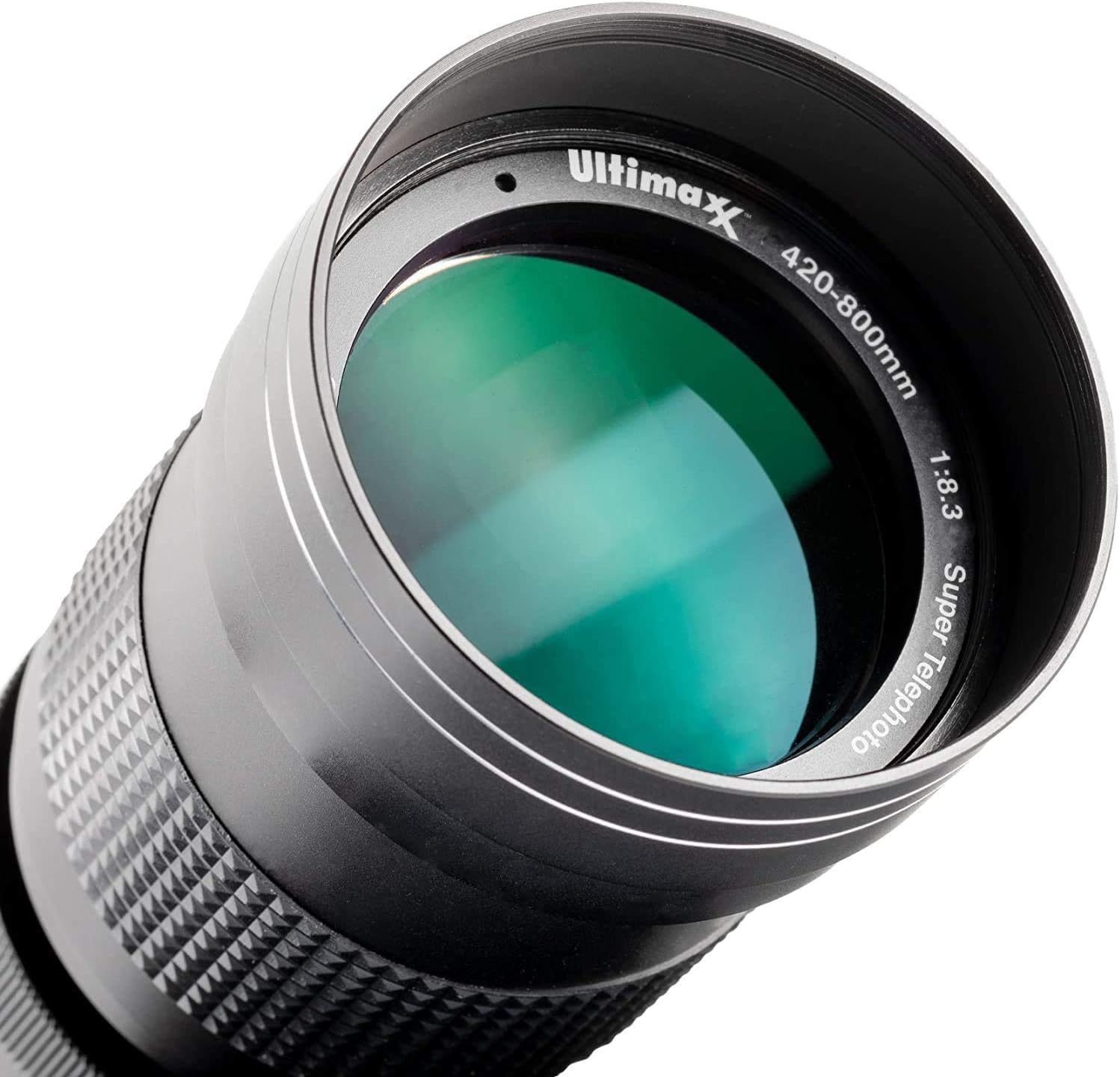Ultimaxx 420-800mm f/8.3-16 Super HD Manual Telephoto Zoom T-Mount Lens + Essential Filter Bundle for Canon EOS M2, M3, M5, M6, M6 Mark II, M10, M50, M50 Mark II, M100, M200 & Other EF-M Mount Cameras image 5