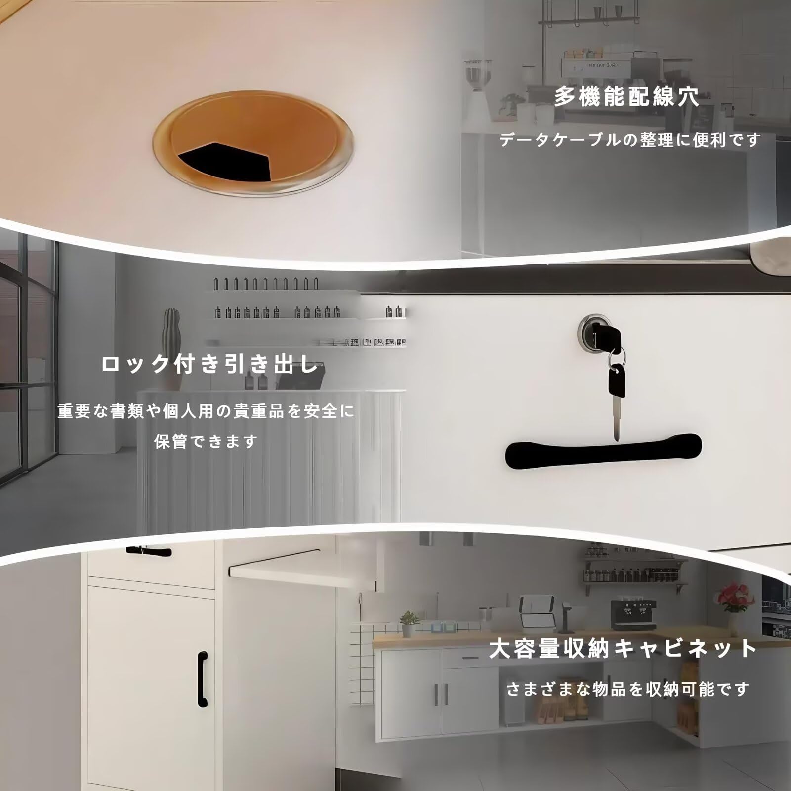 Amazon.co.jp: 受付カウンター レジカウンター 木製 カウンター