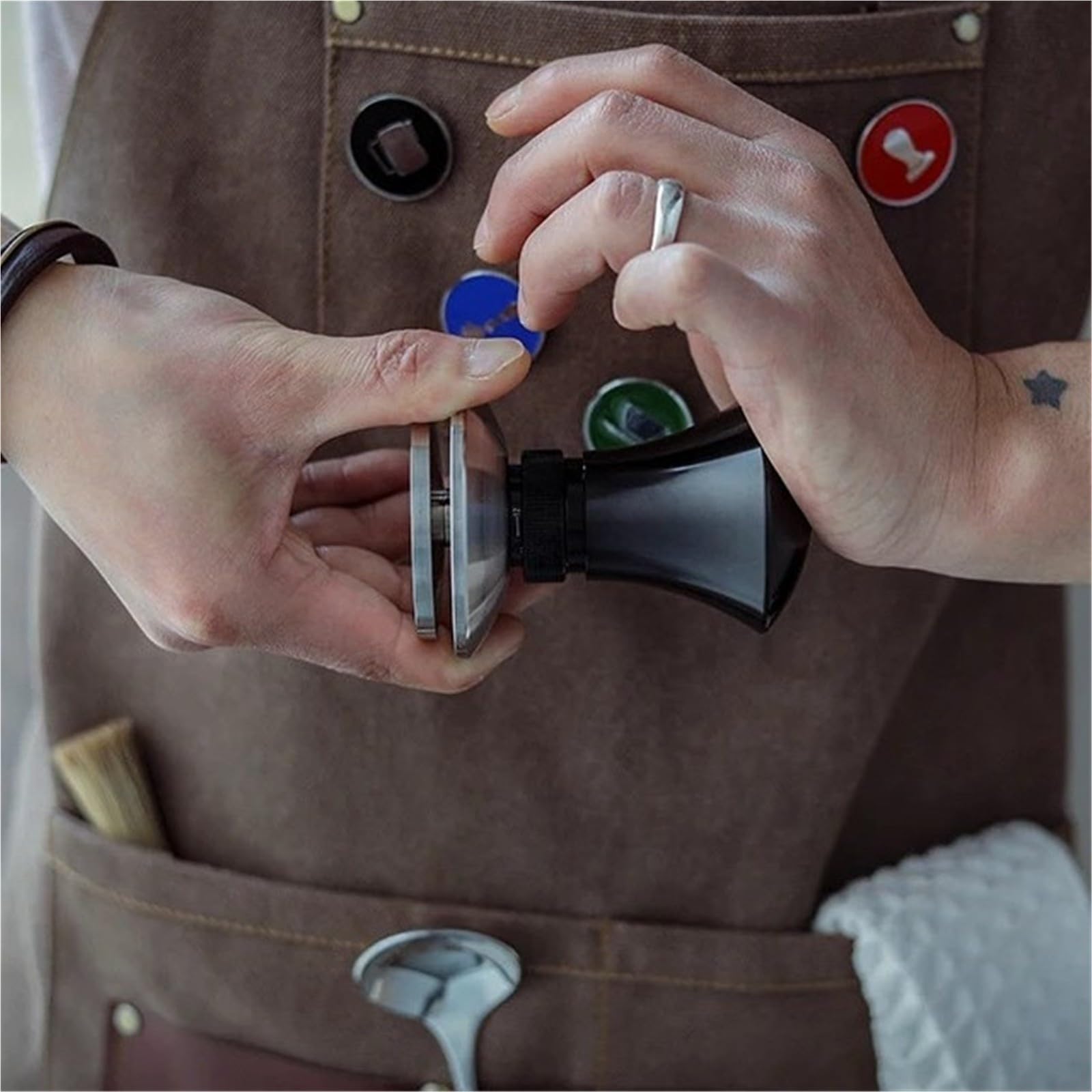 Tamper Espresso 58.35mm Compatible Con MHW-3BOMBER, Compatible Con Gaggia