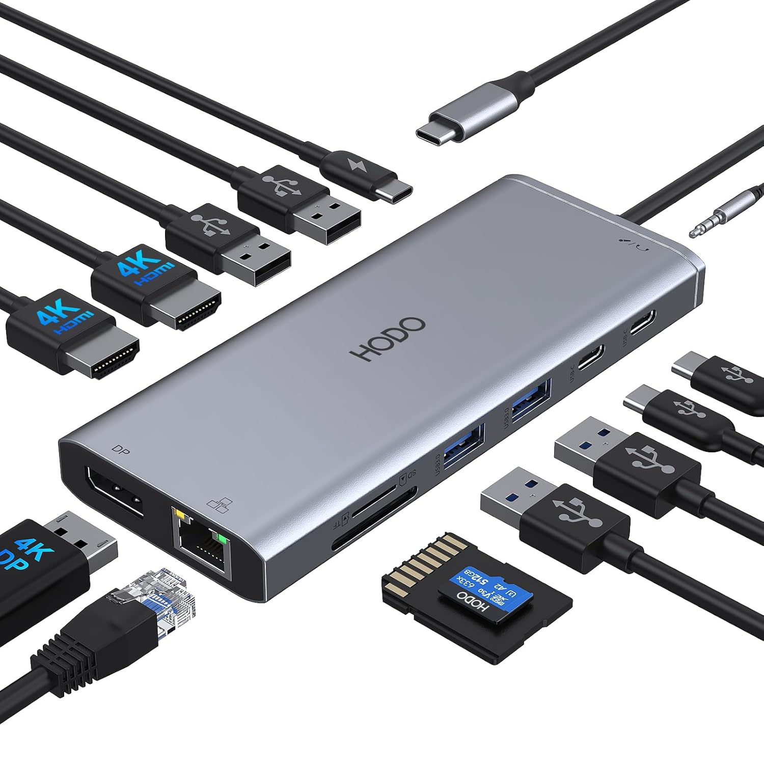 USB C Docking Station Dual Monitor HDMI for Dell HP Laptop Docking Station 3 Monitors Triple Display USB