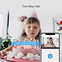 Vista 5 de EZVIZ C6N 3MP Indoor WiFi Pan & Tilt Camera, Motion Detection with H.265 Video Technology, Smart Tracking, Smart Night Vision, Two-Way Talk - White