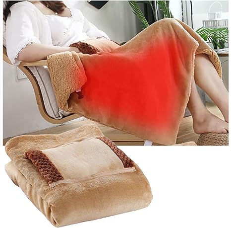 Review Portable USB Electric Blanket Soft Thicker Heater Bed Warmer Machine Washable Thermostat Electric Heating Mat for Home Office Shoulder Neck 60*80cm (Brown) Review Portable USB Electric Blanket Soft Thicker Heater Bed Warmer Machine Washable Thermostat Electric Heating Mat for Home Office Shoulder Neck 60*80cm (Brown)
