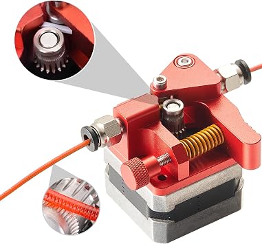 5Aplusreprap Updated Dual Gear Ender 3 Extruder, 1.75mm Filament, Left