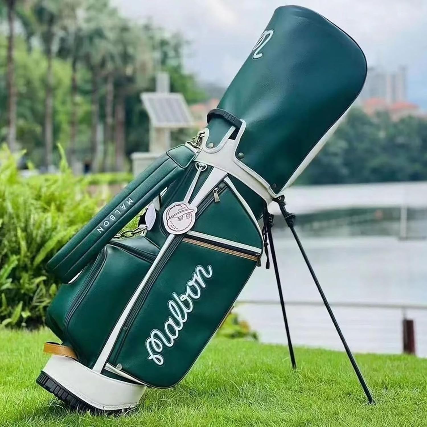PGMゴルフスタンドバッグ – 軽量で耐久性のあるグレーのゴルフバッグ