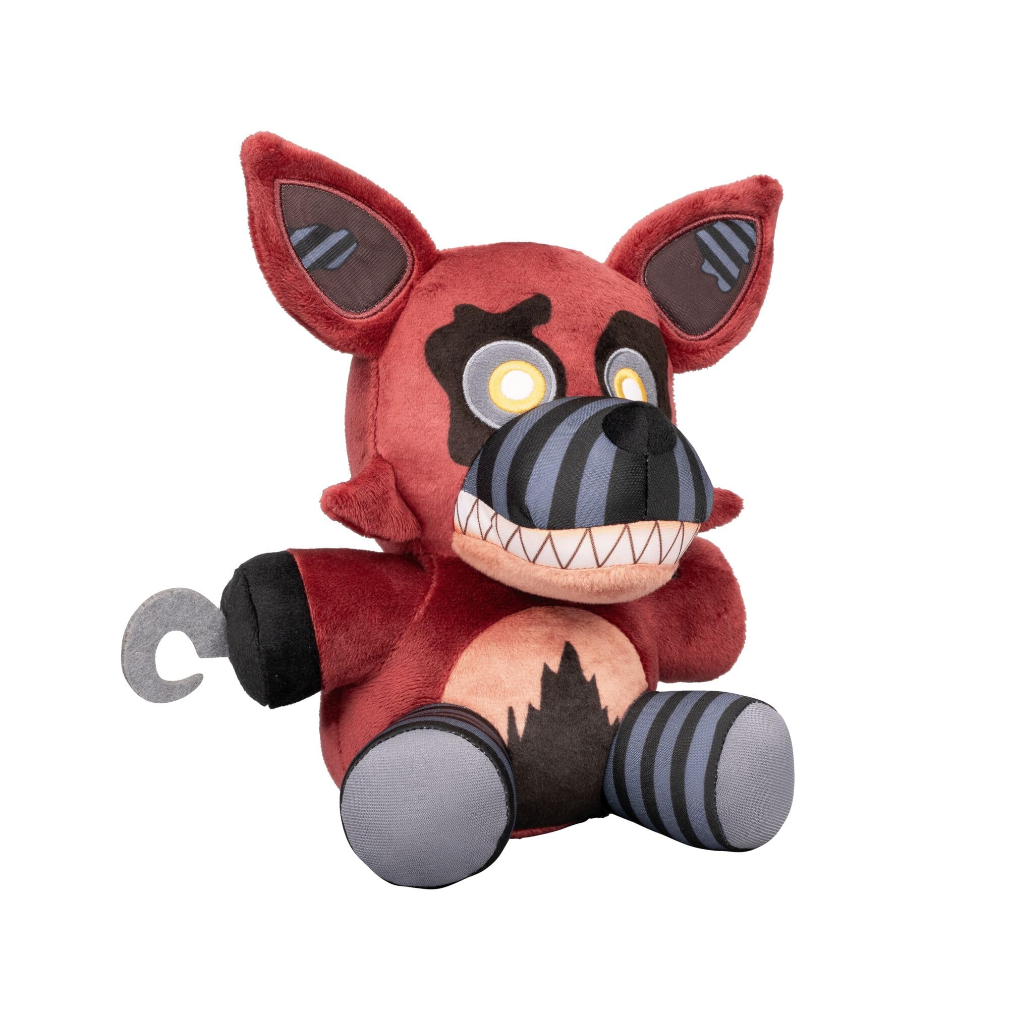 Jazwares Five Nights at Freddy’s Nightmare Foxy Plush - 8-Inch Stuffie with Soft Material and Glow-In-The-Dark Eyes — image 1