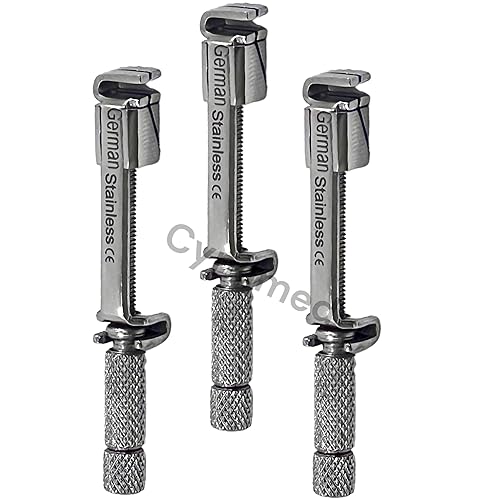Acero inoxidable alemán de alta calidad, retenedor de matriz Tofflemire, bandas universales para instrumentos dentales (juego de 3 unidades cada uno)