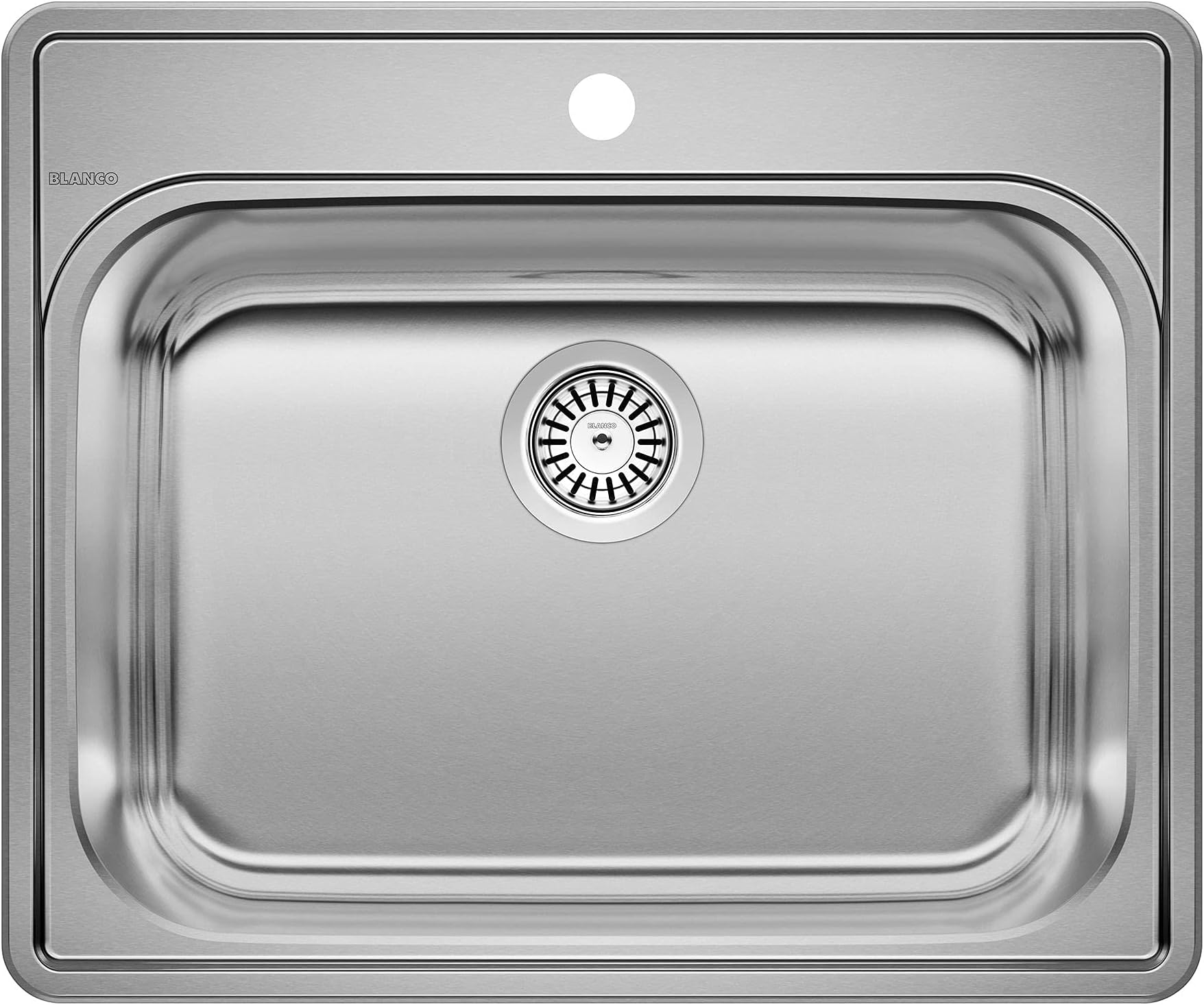 BLANCO, Stainless Steel 441078 ESSENTIAL Drop-In Utility Laundry Sink, 25" X 22"