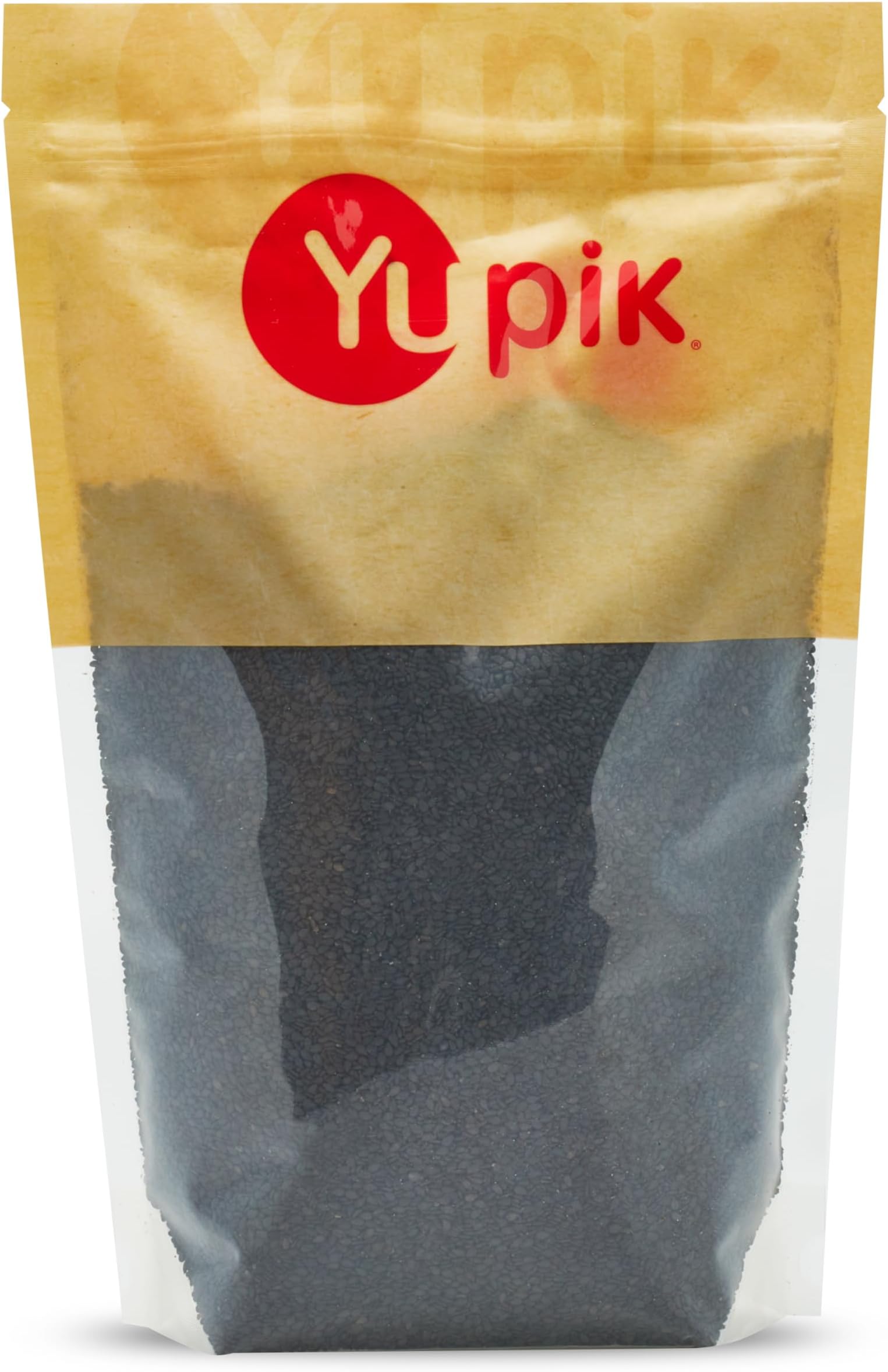 Yupik Raw Black Sesame Seeds, 2.2 lb (35.2 oz), Gluten-Free, Kosher, Vegan, Natural Black Seeds, Unroasted, Unsalted, Plant-Based Protein, Source of Fiber, Iron & Calcium, Ideal for Cooking & Baking