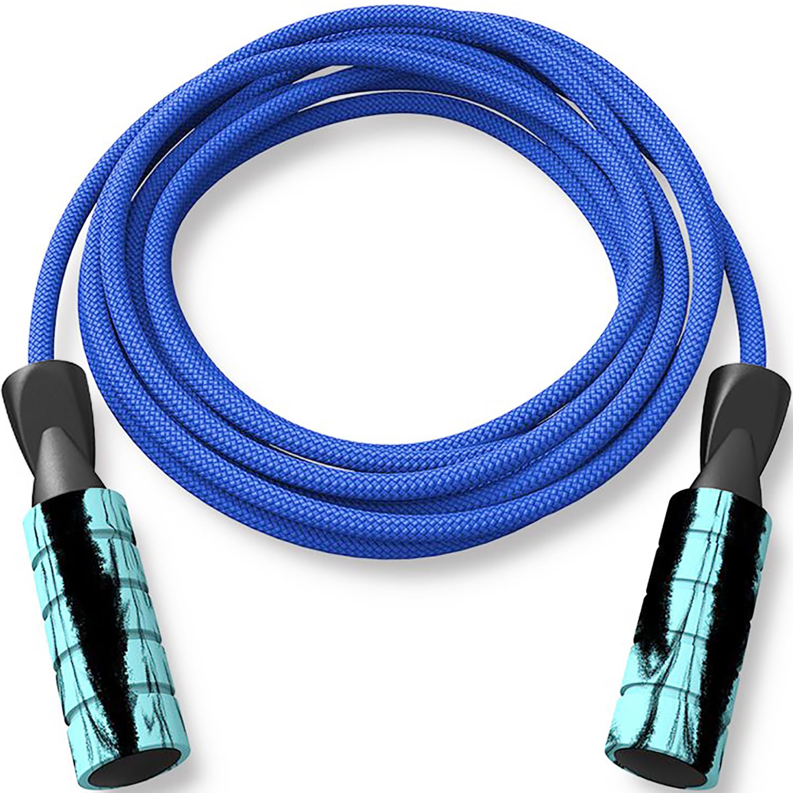 Springseil mit verstellbarer Länge, Baumwollseil, doppeltes Lager, Springseil für Damen, Herren, Kinder, Jumprope, geeignet für Zuhause, Fitnessstudio, Schule, Workout-Ausrüstung für Fitness und