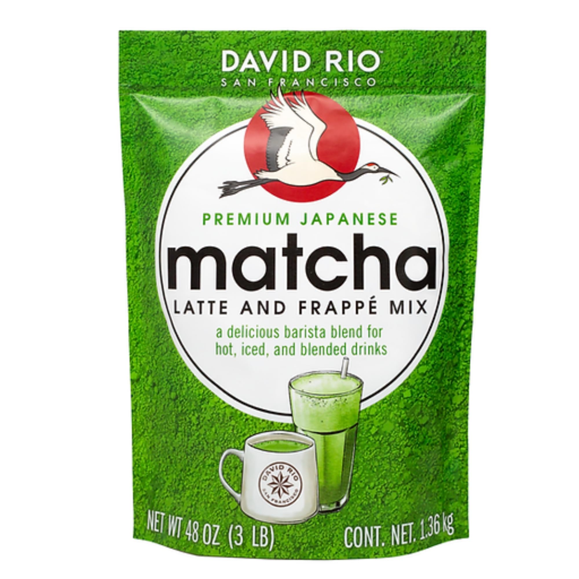 David Rio - großer Beutel - Frappé Matcha (1361 g)