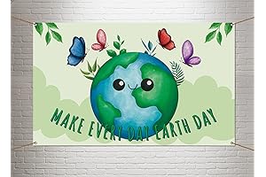 Happy Earth Day Photo Booth Backdrop: Celebrate Our Planet's Beauty
