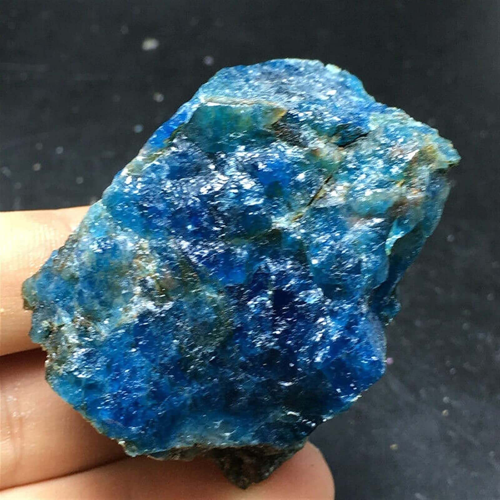 Domowe Kolekcje Minerały Kamienie 50-100 g Naturalny Kryształ Apatytu Surowy Surowy Kamień Próbka Kryształowych Kamieni Dekoracja (Rozmiar: 110-130g)