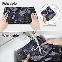 Vista 2 de BALEINE Bolsa de almacenamiento extragrande con cremalleras y asas de transporte, bolsas de mudanza de tela Oxford de alta resistencia