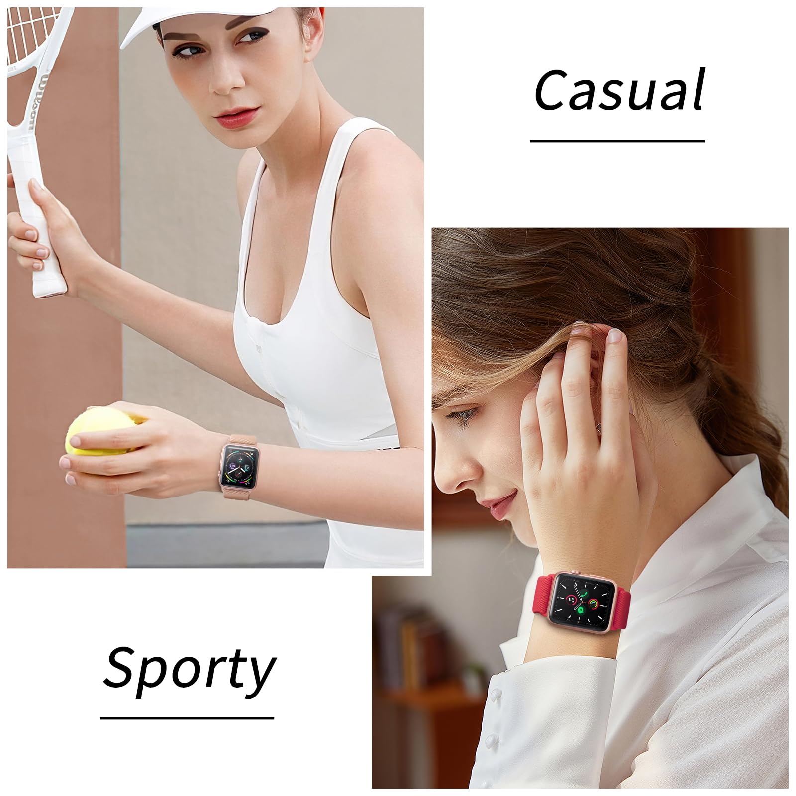 DigiHero Compatible with Apple Watch Straps 40mm 42mm 44mm 41mm 45mm 46mm 38mm - Image 4