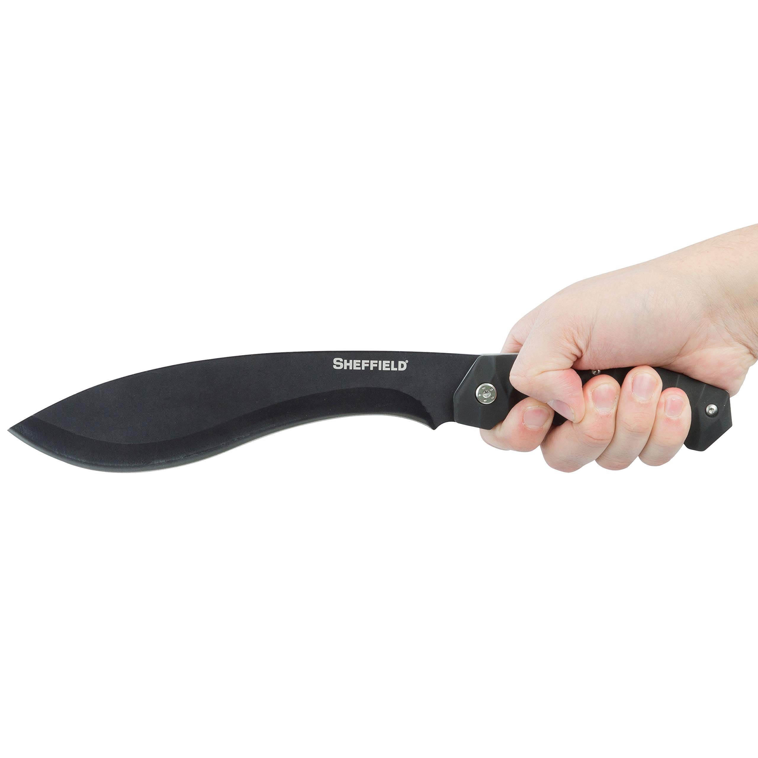 Sheffield 12145 McCall 8.5 Inch Kukri Blade Survival Machete with