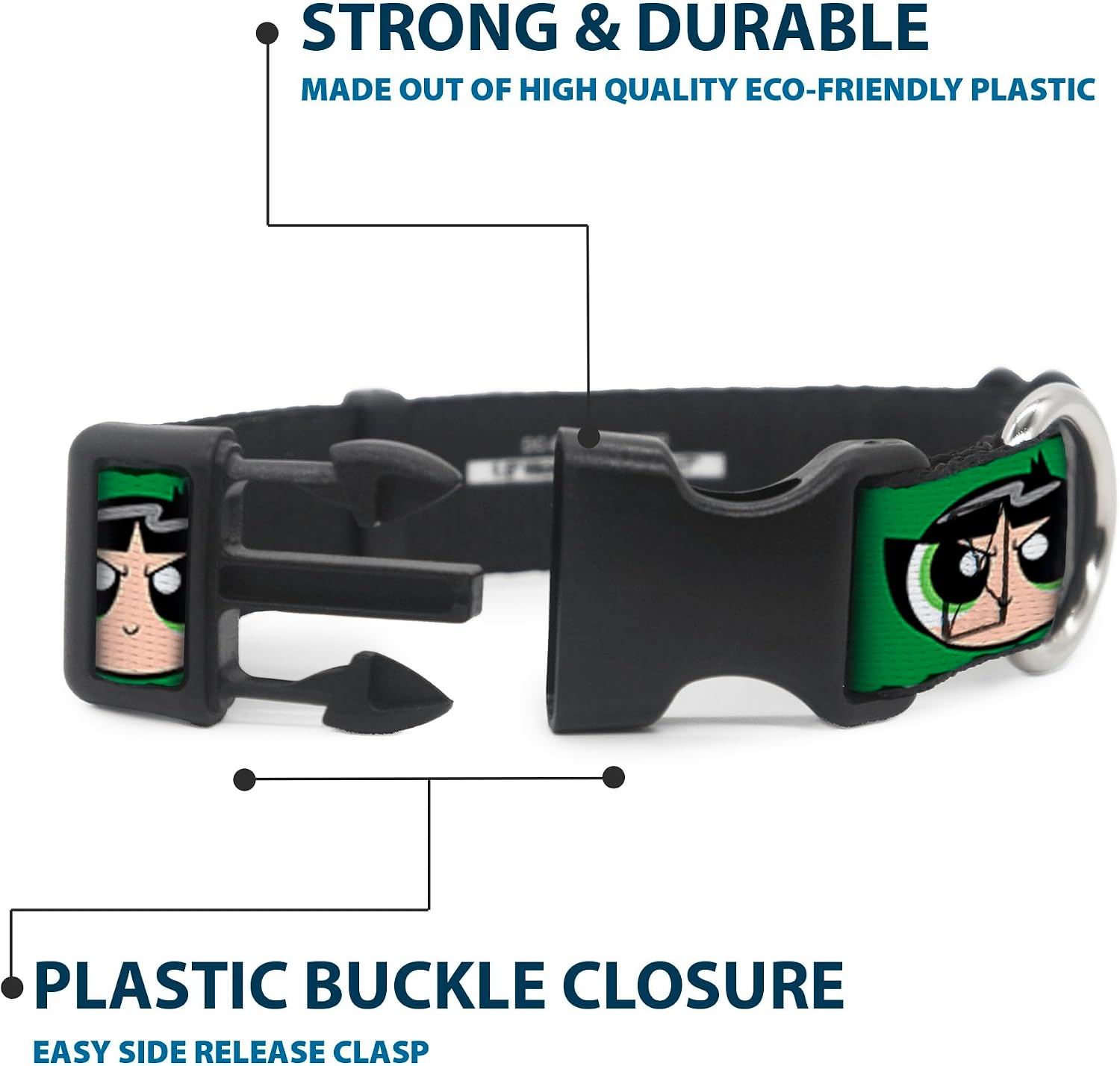 The Powerpuff Girls Plastic Clip Dog Collar image 4