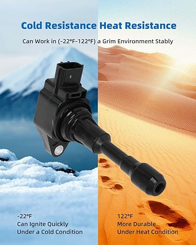 Vista 214 de ECCPP Bobinas de encendido portátiles de repuesto para automóvil compatibles con Infiniti I30/para Nissan Maxima 3.0L V6 2000-2001 Reemplazo