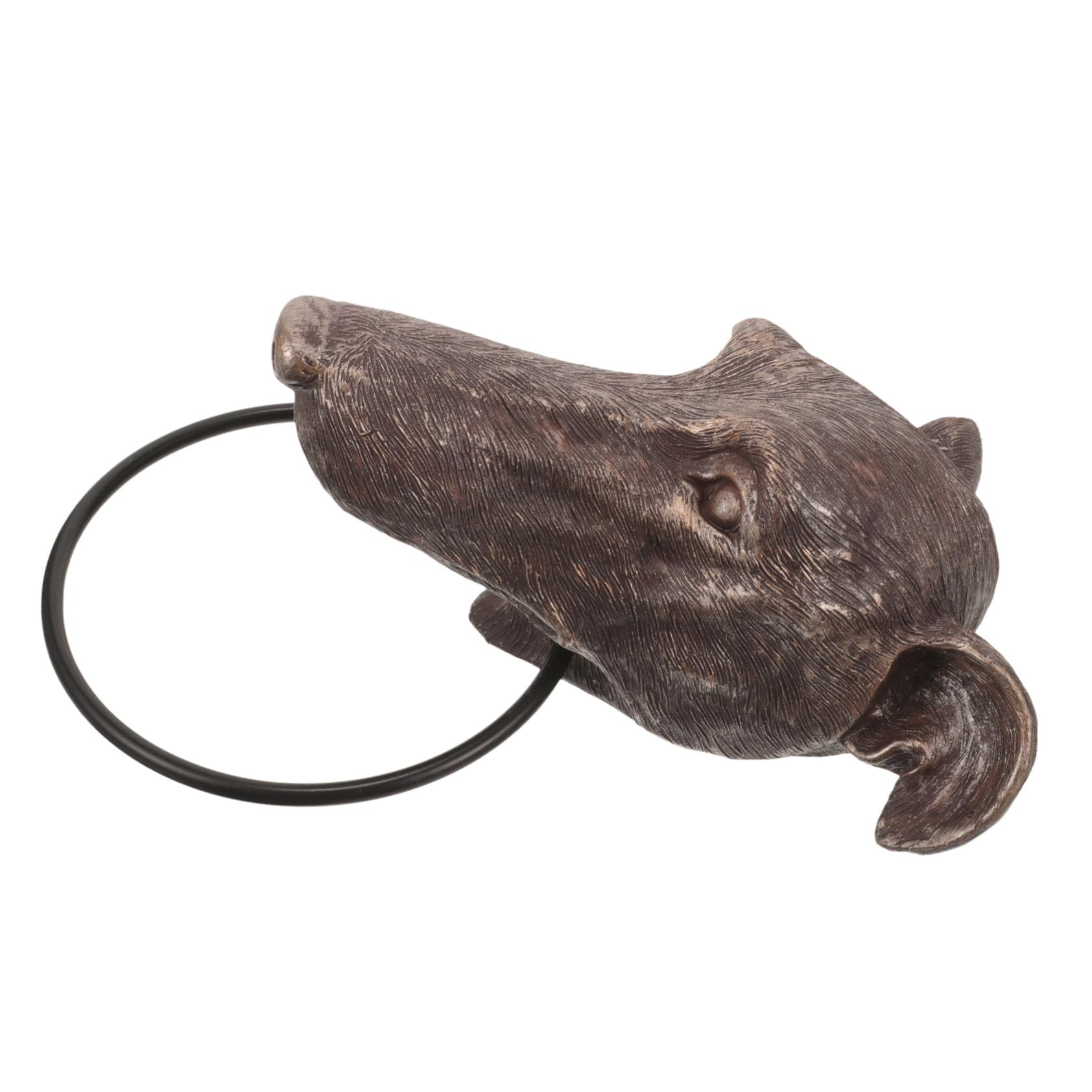 Heurtoir de porte tête de chien de style ancien pour hôtel et villa