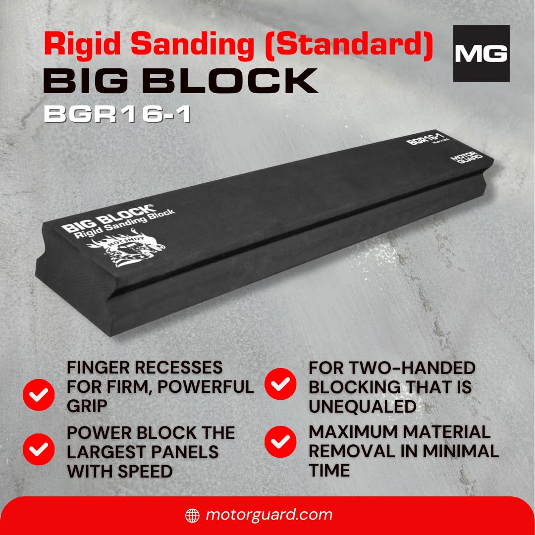 Motor Guard BGR161 Sanding Block - Rigid PSA -2 Motor Guard BGR161 Sanding Block - Rigid PSA -2