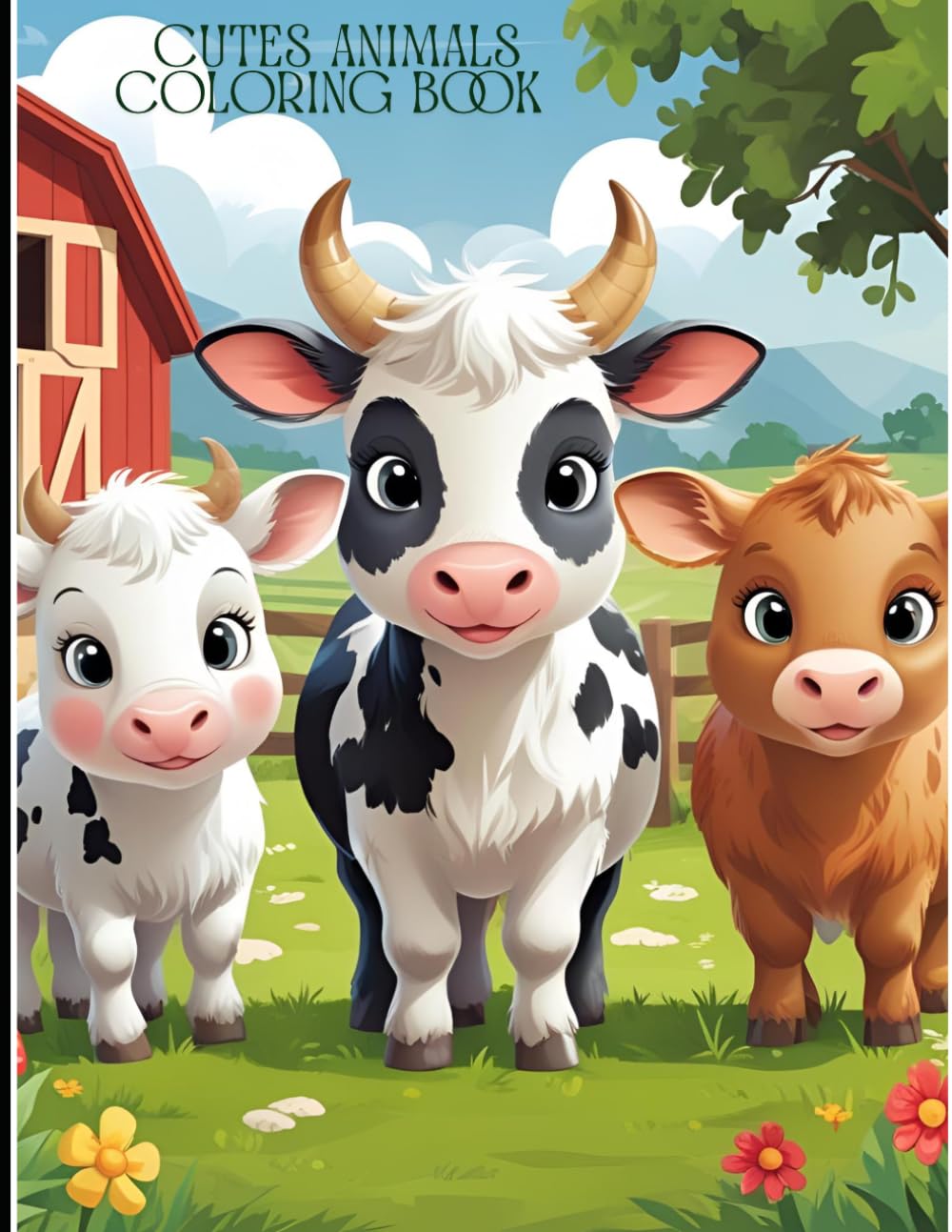 Cutes animals Coloring book - Coloriage d’animaux mignons