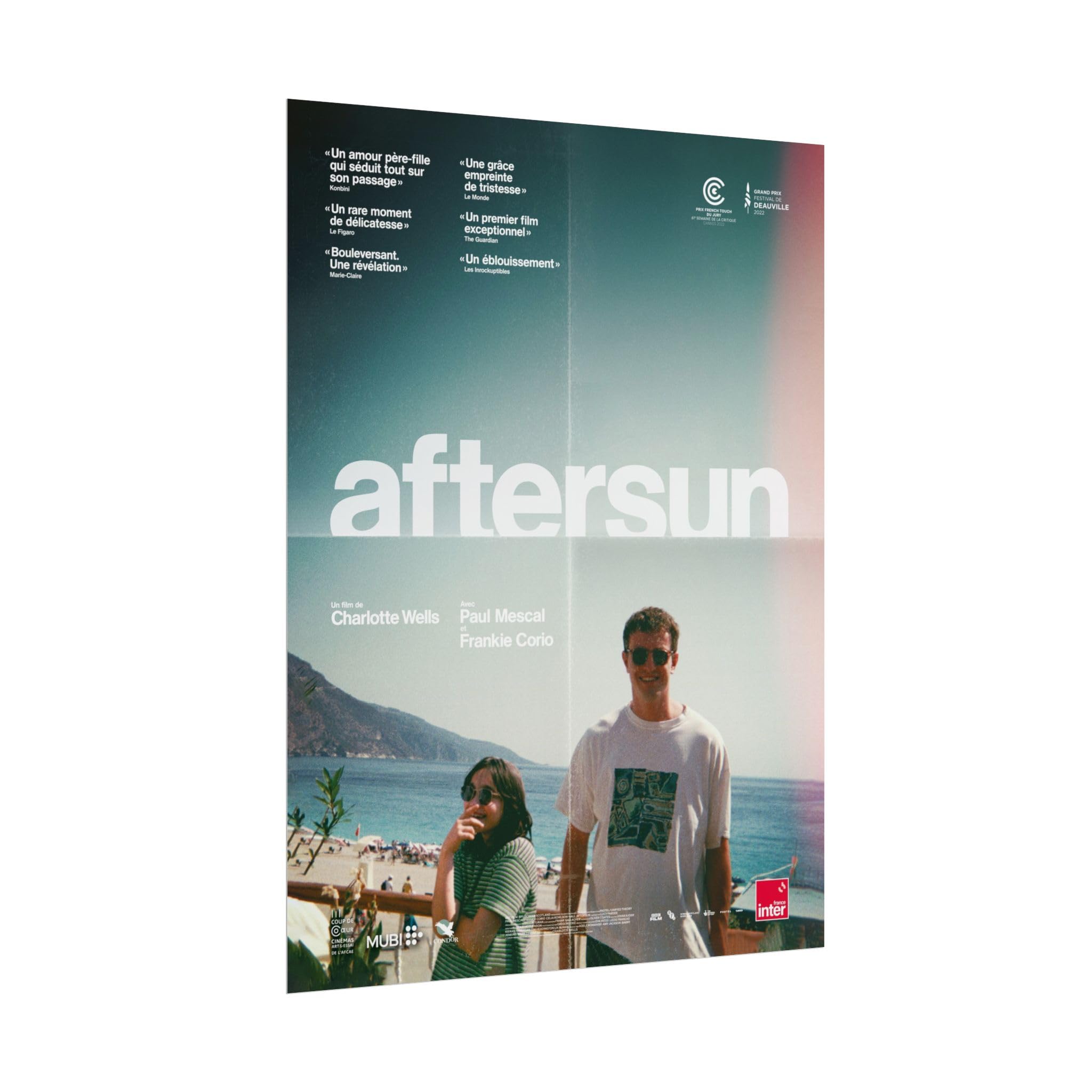 Poster arrotolato del film Aftersun, decorazione da parete, decorazione per la casa, senza cornice, S-37