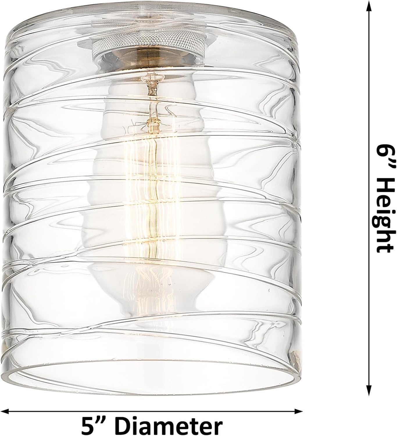 Innovations 516-1S-SN-G116 1 Light Pendant, Brushed Satin Nickel