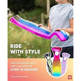 BOLDCUBE Big Fold | Three Wheel Scooter for Children Ages 5-10 Years | LED Wheels with Flashing Lights | Height Adjustable 65 to 89 cm | Rear Reflectors