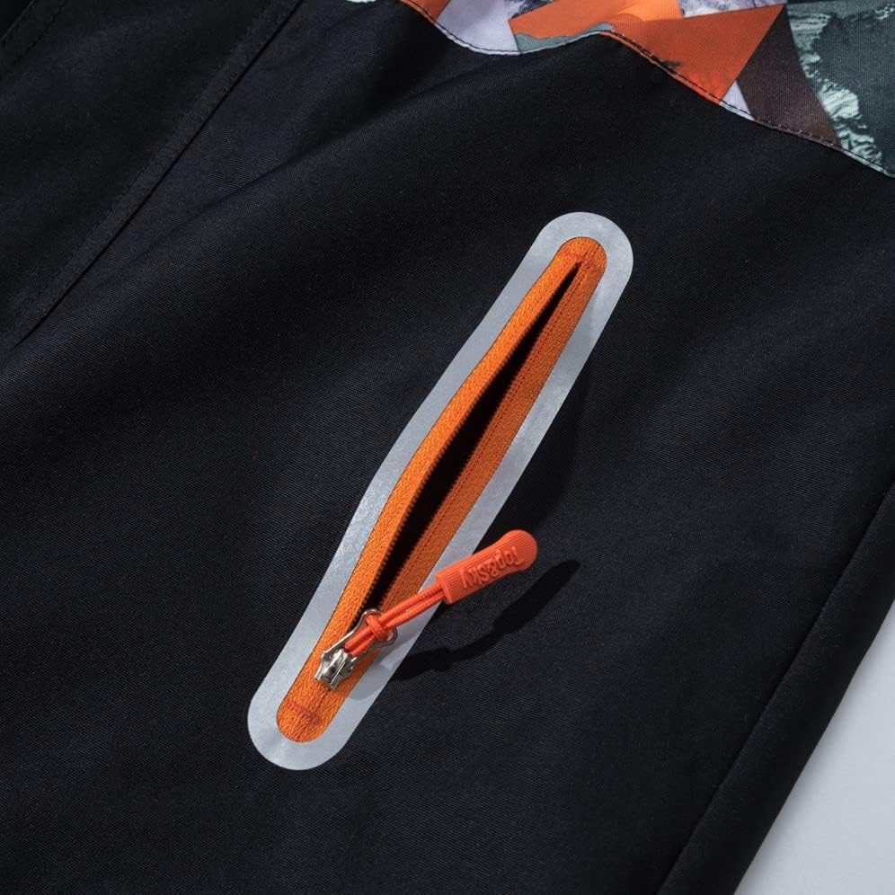 MGEOY Boys Girls Reversible Jacket Lightweight Waterproof Fleece Lined Raincoat for Kids(4-12) - Image 7