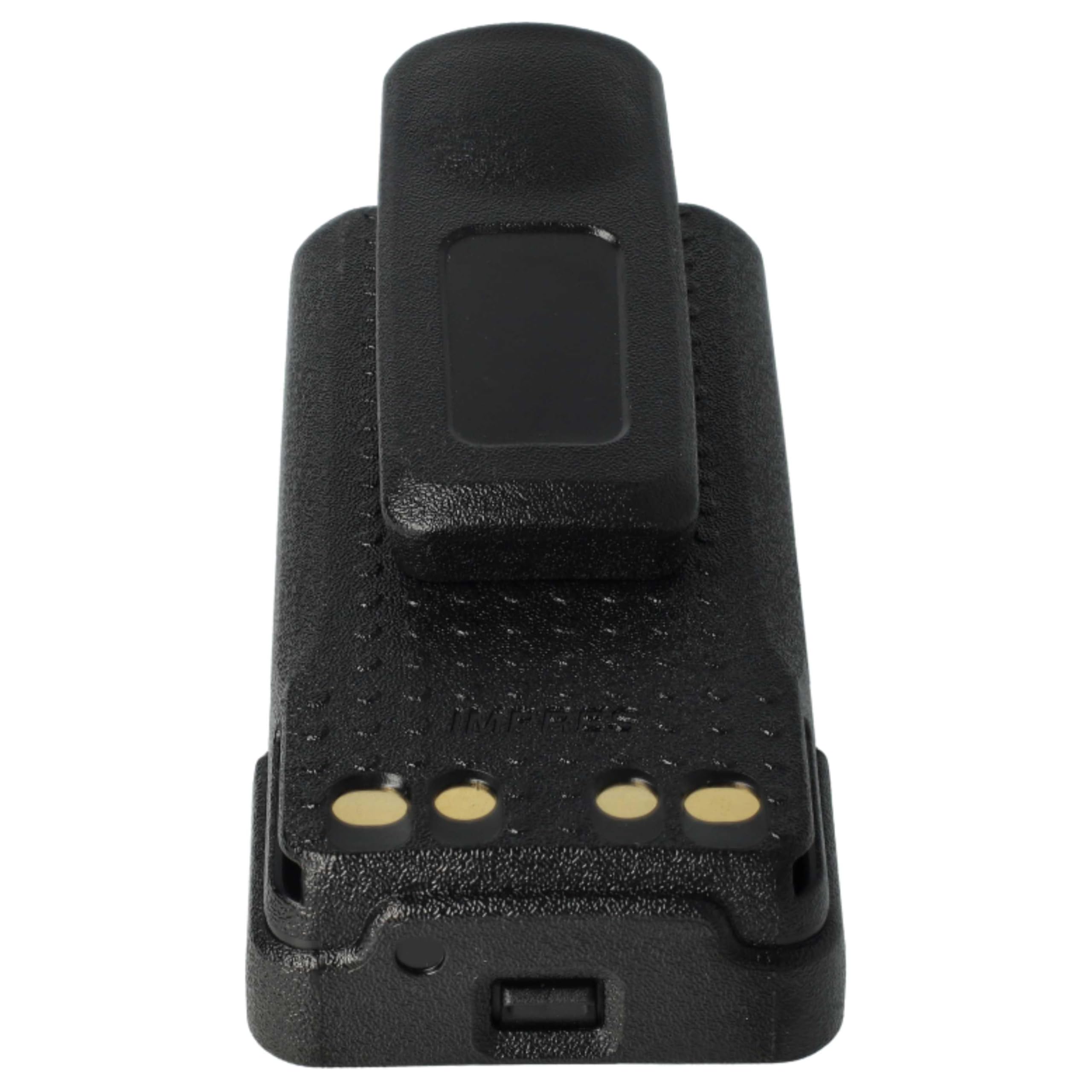 vhbw 5x batteria compatibile con Motorola DP4400, DP4400E, DP4401e, DP4401, DP4600 radio (3000mAh, 7,2V, Li-Ion) + clip