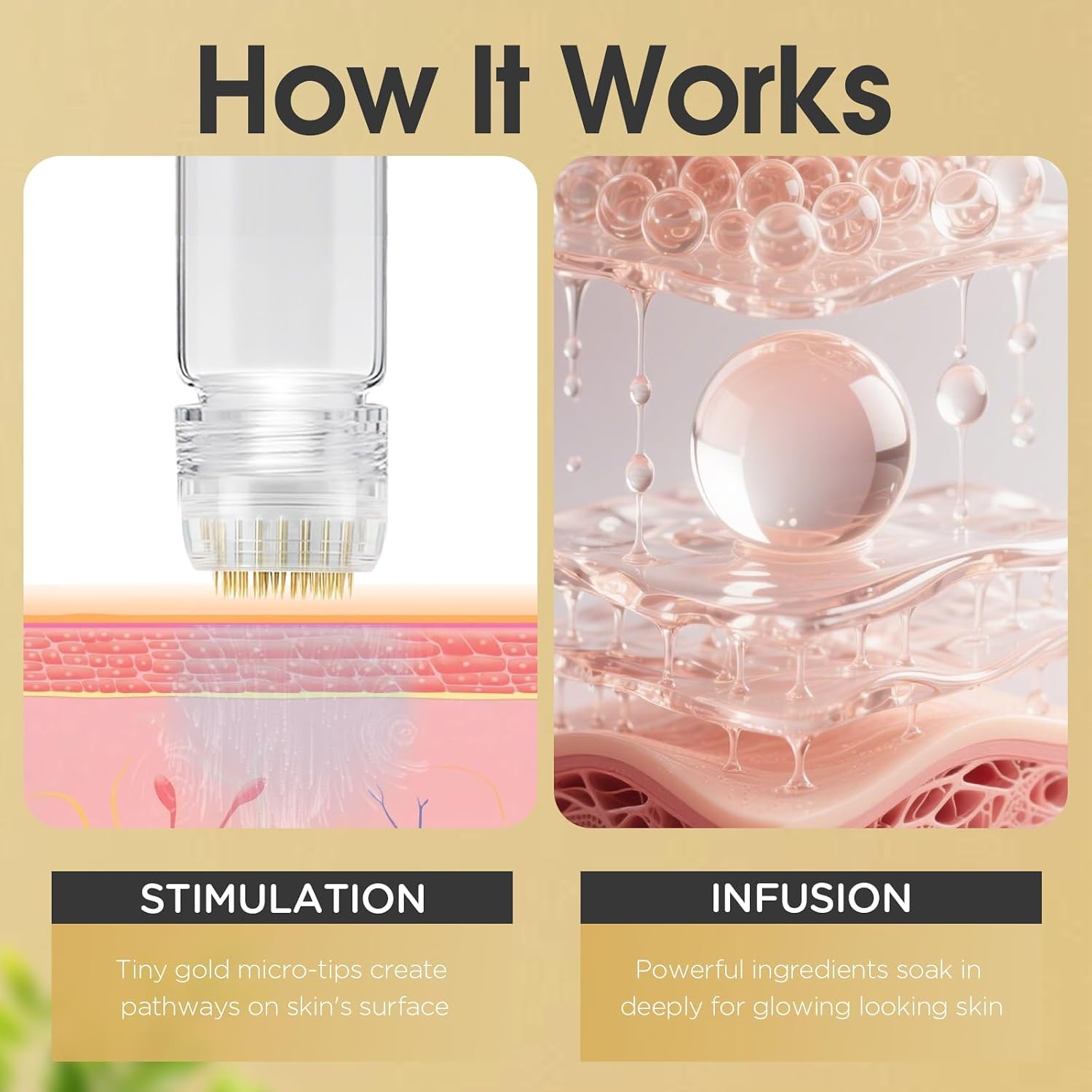 Micro Infusion System for Face,SerumSmooth Skin Facial Serum for Many Skin Types,2-Month-Supply
